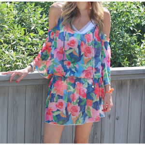 Vera Bradley floral swim cover up size Small-Medium